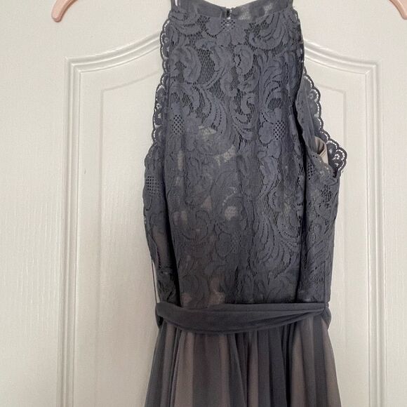 Elegant BHLDN Lace Tulle Dress Size 4 - Picture 3 of 5